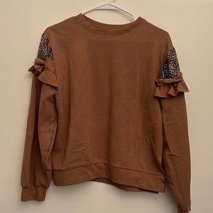 Cheetah print sweater